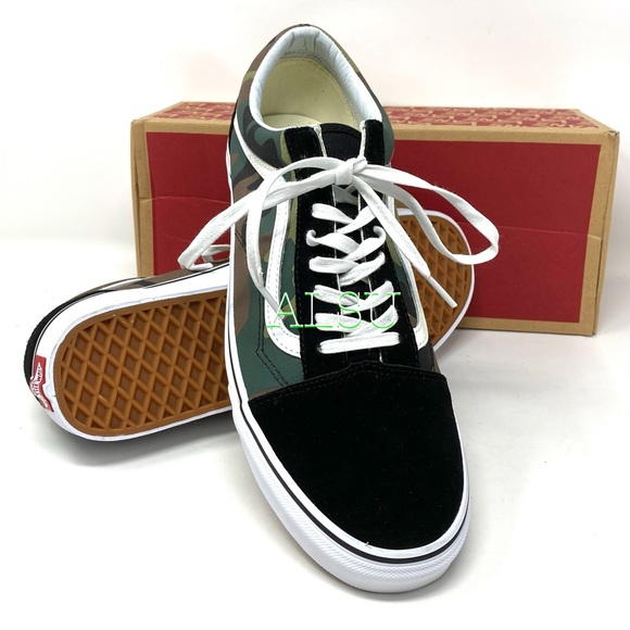 VANS Old Skool Woodland Camo Men’s Sneakers Canvas - Picture 9 of 11